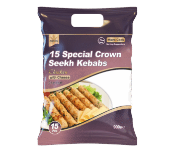 crown chicken with cheese &nuts kebab