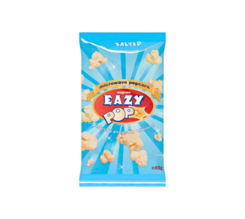 EASY POP MICROWAVE SALTED POPCORN 85G