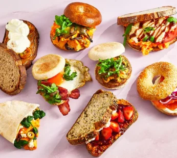Small breakfast choice of 5 items