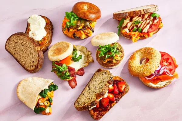 Small breakfast choice of 5 items