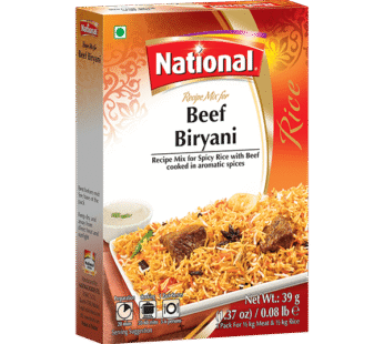 NATIONAL BEEF BIRYANI MASALA 39G