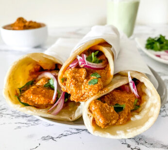 butter chicken roll