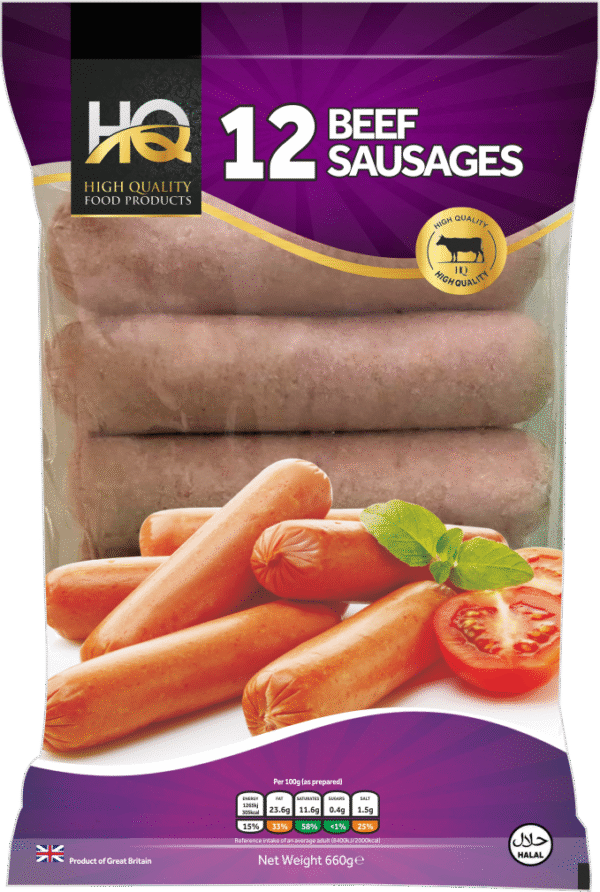 Halal Sausages Chicken/Beef 500G