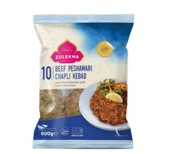 Zuleka Beef Chapli Kebab 10pcs (Pouch)