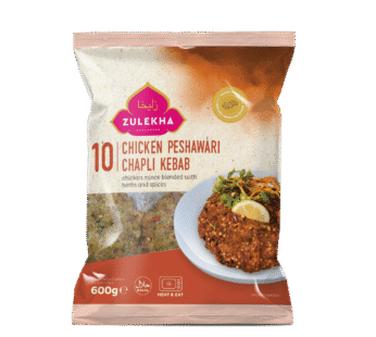 Zuleka Chicken Chapli Kebab 10pcs (Pouch)