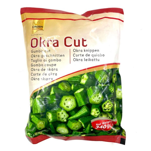 crown okra cut