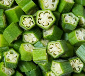 crown okra cut 1kg