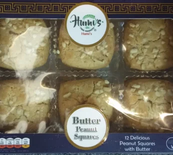 Humis Butter Peanut Squares 12 pcs