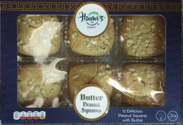 Humis Butter Peanut Squares 12 pcs